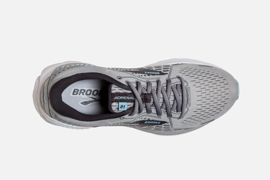 Brooks Israel Adrenaline GTS 21 Road Running Shoes Womens - Grey - DTZ-865039